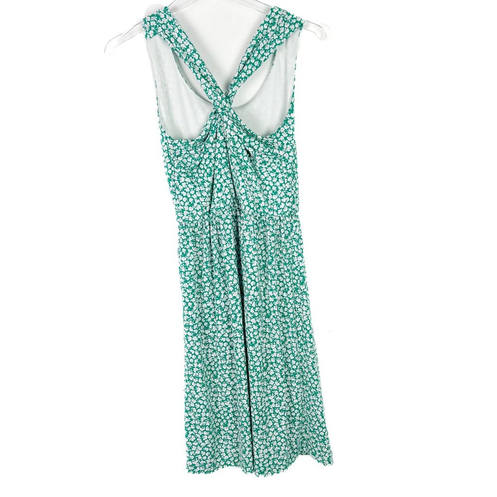 NWOT Stitch Fix Kaileigh Tasha Knit Dress Sleeveless Floral Green Size Small S - Picture 8 of 12